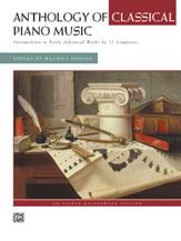 Anthology of Classical Piano Music piano sheet music cover